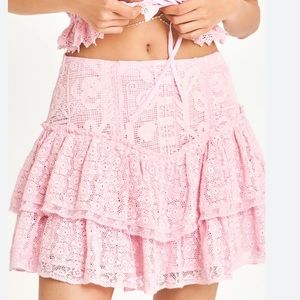 Love Shack Fancy skirt.